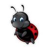 22044#For Ladybug Sticker On The Car Vinyl Decal Waterproof Decoration Car Stickers