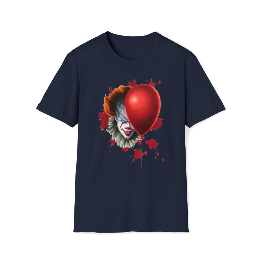 Pennywise Tshirt Horror Movie Tshirt It Clown Graphic Tee Halloween Tshirt
