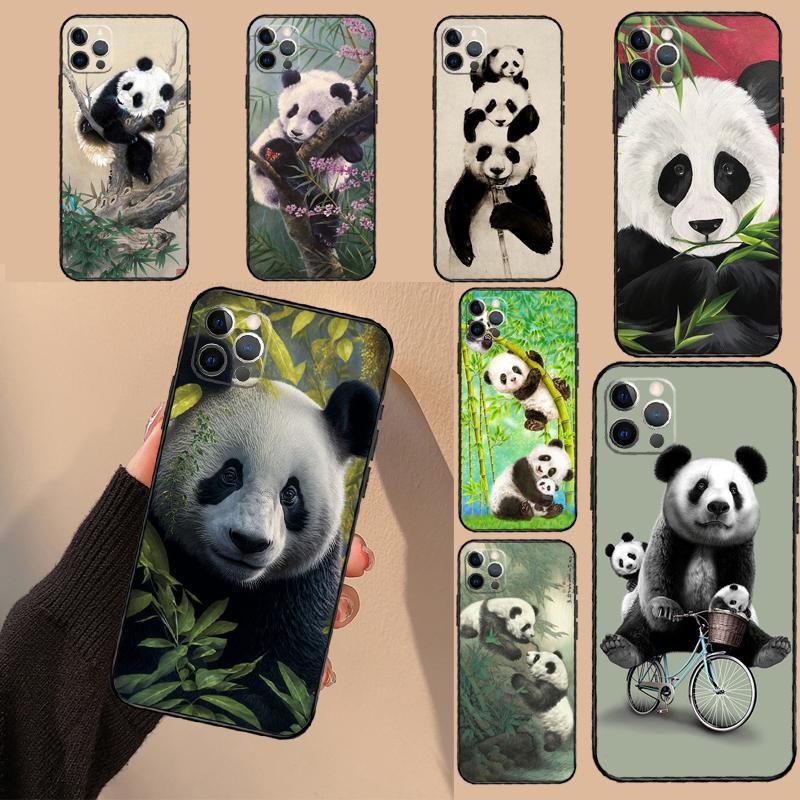 Panda Animal Cute Bear Case For Samsung Galaxy M53 M13 M06 M16 M31 M11 M35 M55 M15 M56 M36 M12 M32 M52 M14 M34 M54