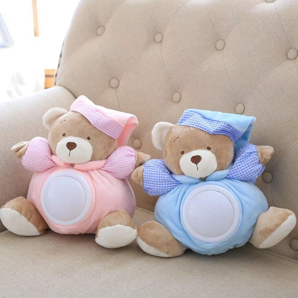 Musical Appease Bear Toys Breathing Light Breathing Stuffed Animal Toy Sleep Soother Sleep