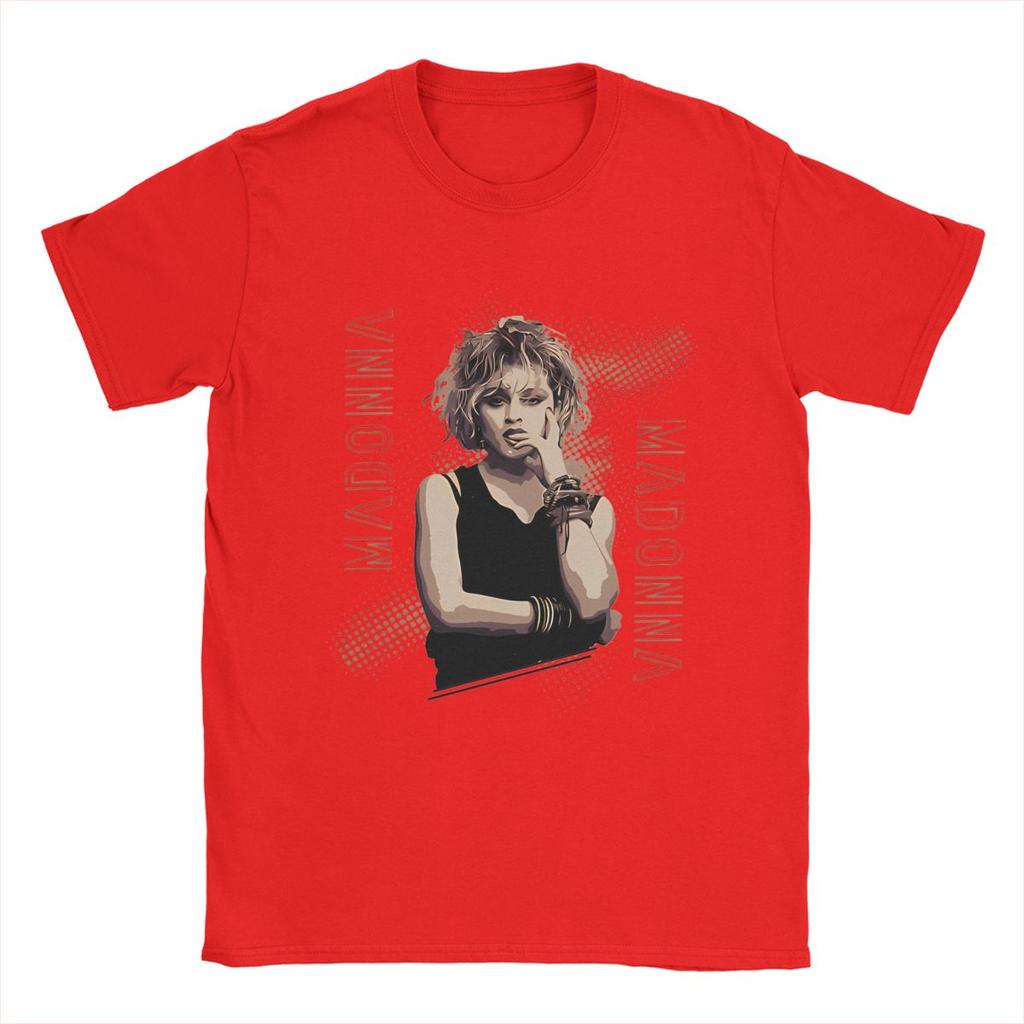 Men Women Madonna Music Vintage Pop Singer T-Shirt Apparel Awesome Summer T Shirts Top Tee Clothes Summer