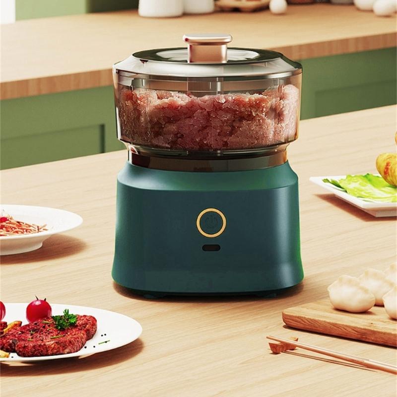 Съемная чеснокодавилка, кухонный комбайн, USB-зарядка, мясорубка, овощерезка, кухонный инструмент, мощный и удобный