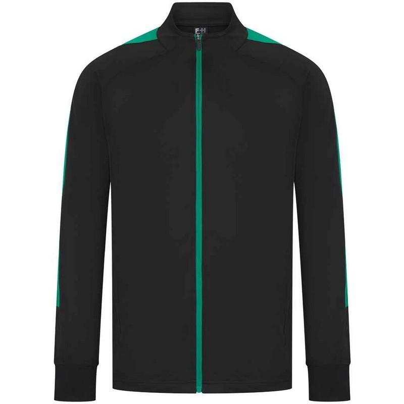 Finden & Hales Мужской трикотажный спортивный костюм с контрастной вставкой