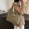 Niche Simple And Versatile Shoulder Bag Commute To Work Autumn And Winter Trend Fashion Cotton Clothes Tote Bag