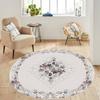 Моющийся круглый ковер с принтом LNA7297-SD404