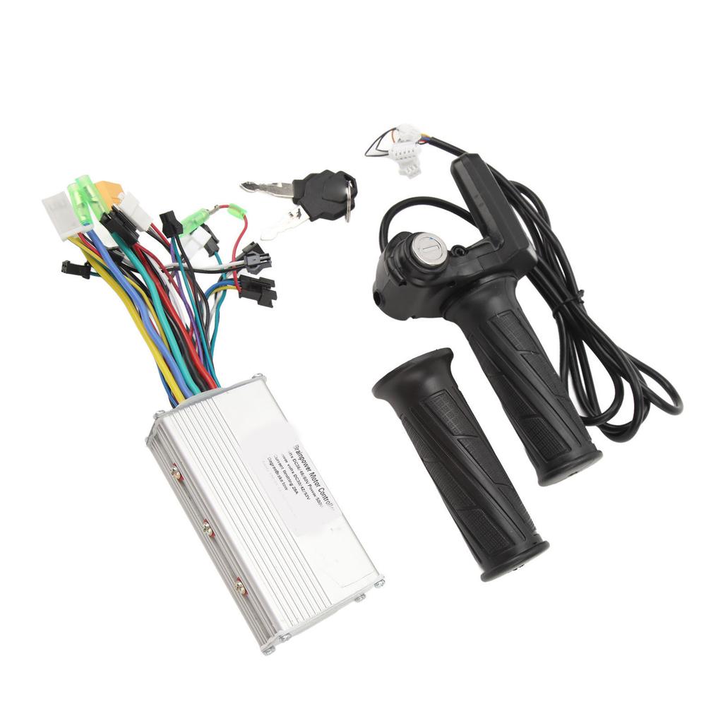 Комплект контроллера для электровелосипеда 36 В 48 В 500 Вт 28 А Синусоидальный 3 режима Бесколлекторный контроллер Панель 805 Ручка газа с поворотной ручкой Велосипед