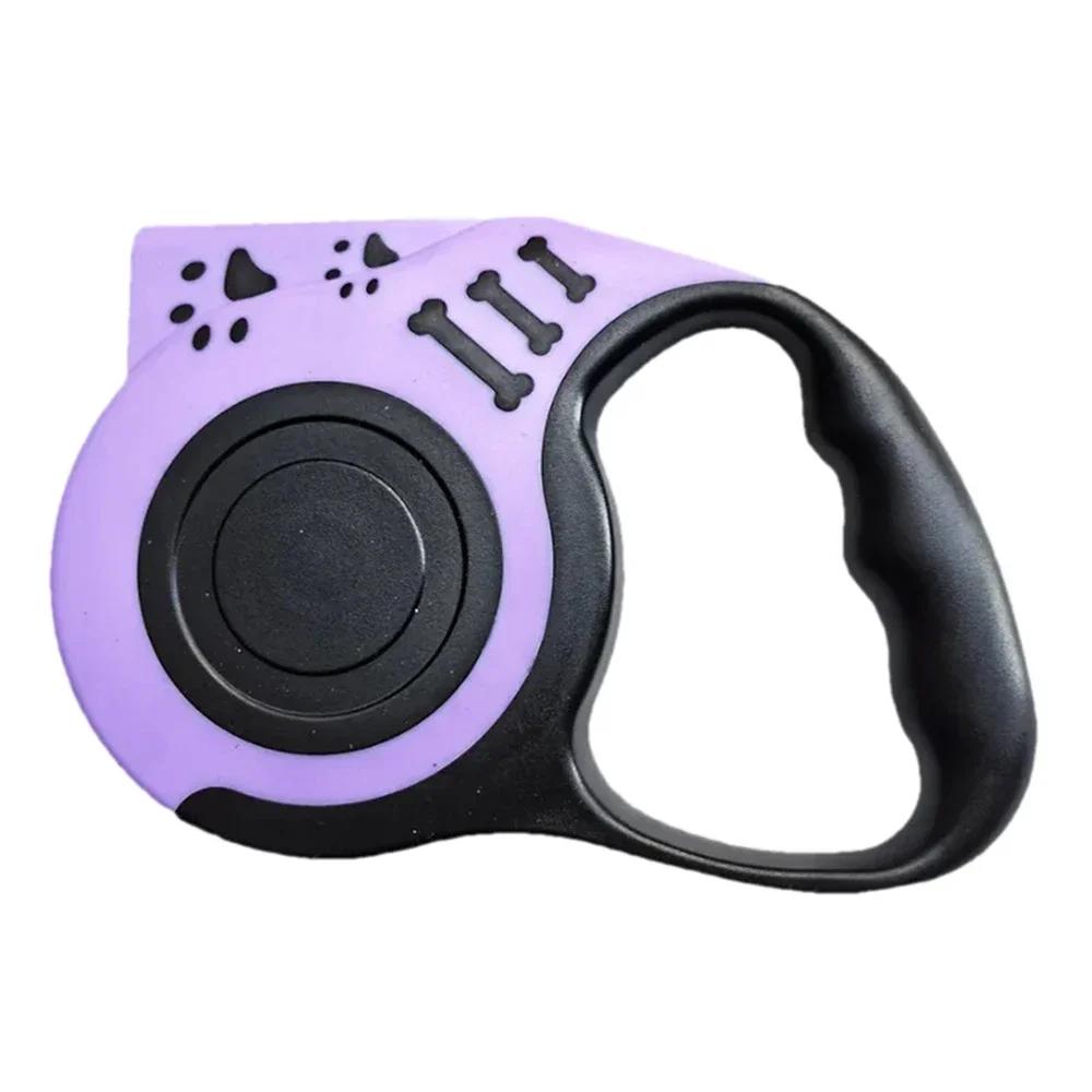 Автоматический выдвижной поводок для собаки - Светодиодный фонарик, светящийся в темноте, прочный нейлон, для прогулок на улице, товары для домашних животных для собак и для ежедневного использования