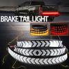 12V Pickup Truck Brake Light Tail Light 20MM Red Yellow Arrow Streamer Turn Signal Brake Lamp