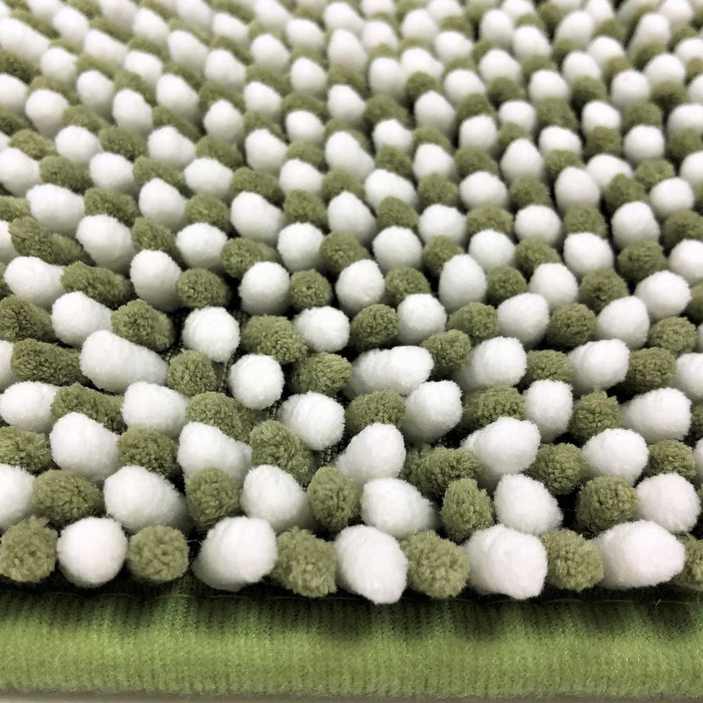 Senko Twin Mall Bath 50 x 80 Moss 79231 Mat, Approx. cm, Green, Absorbent, Quick-Drying, Microfiber,