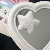10 шт. Заколка для волос для девочки Плюшевая в форме звезды Зажимы для челки Стабильная сила зажима Макаронные цвета Заколка для волос Осенне-зимние аксессуары