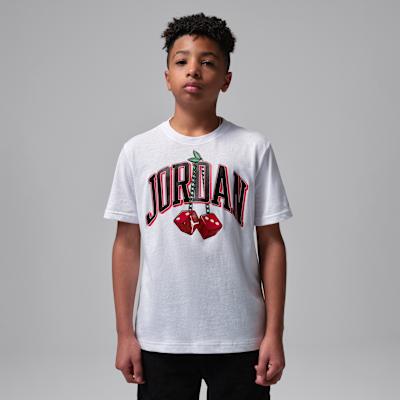 Unisex Jordan Kids T Shirts Crew Neck