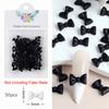 50Pcs Bowtie Nail Art Decoration Kawaii Bowknot 3D Resin Jewelry Nail Charms Parts Supplies for DIY Manicure Design Accessories