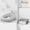 XL Stainless Steel Cat Litter Box with High Sides, Metal Scoop, 60 x 40 x 30 cm
