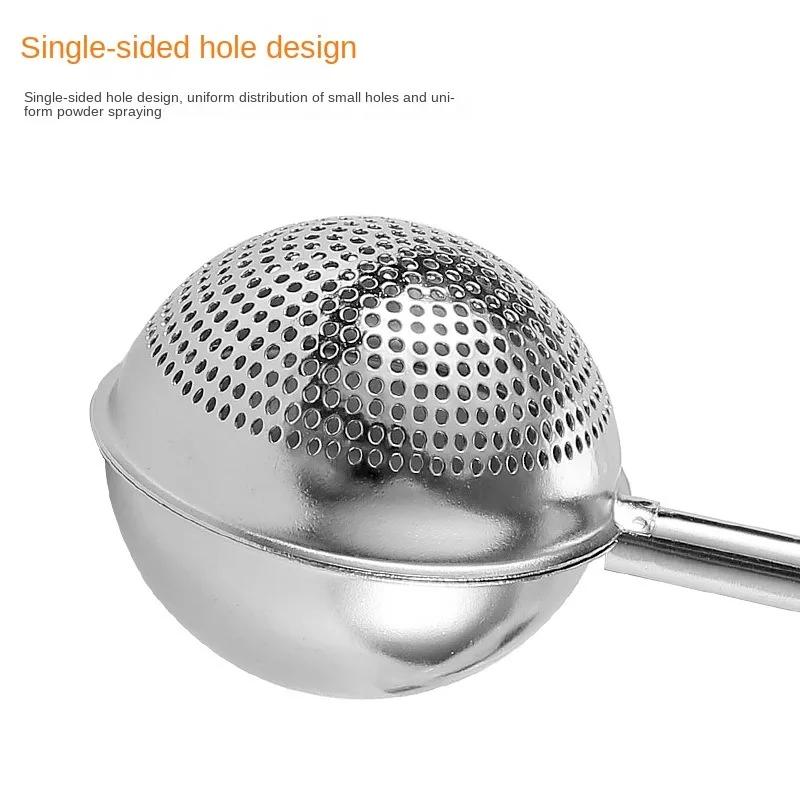 Сито из нержавеющей стали 304 для порошка, муки, специй, матча, сливок, сахара, полукруглое ситечко для чая, инструменты для выпечки
