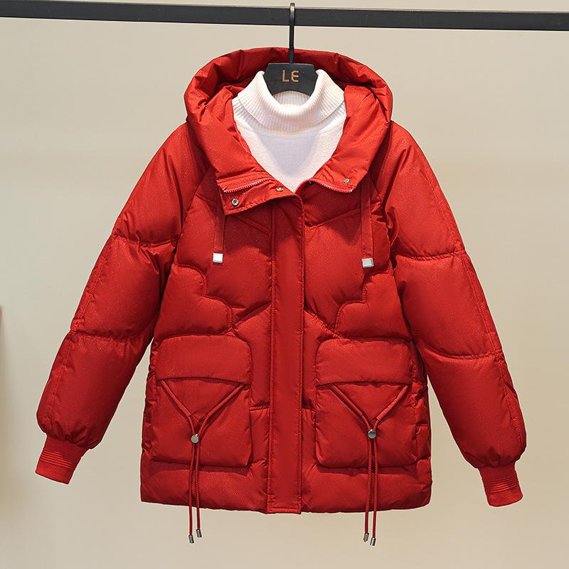 Parkas Winter Jacket New Women's Clothing Cotton Coat Thickened Parkas Quilted Jacket Puffer Coats Loose Fashion Outfits