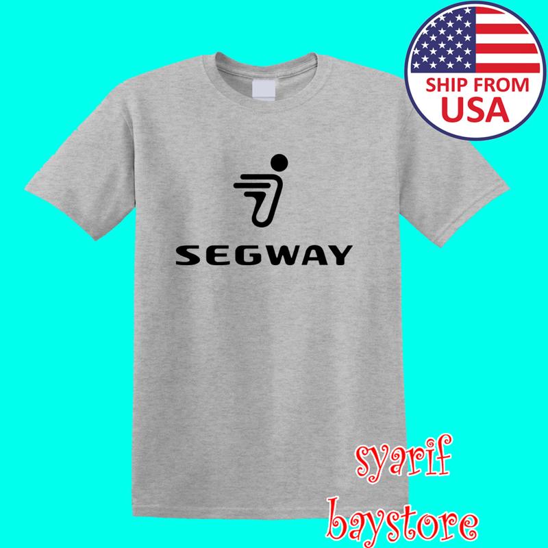 Segway Seg Way Унисекс Серый Размер от S до 5XL Футболка
