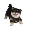 Ubia Happy Black Shiba Inu 15 X X 9 Cm Doll Figurine Ornament Animal Garden Decoration Dog 8.3 H18475-2