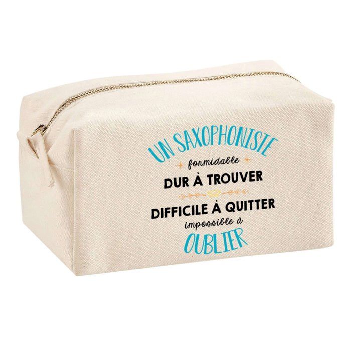 Trousse multifonction Un Saxophoniste Formidable Cadeau Anniversaire Collègue Départ Retraite | Trousse Scolaire Fournitures Bureau