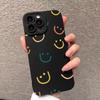Чехол для телефона для iPhone 17 16 15 14 13 12 11 Pro Max Plus Mini XS X XR 16e Милый дизайн с улыбкой и сердечком Конфетный мягкий силиконовый чехол