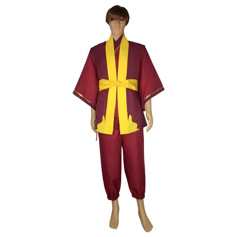 Avatar Last Airbender Prince Zuko Cosplay Costume Fire Nation Anime Outfit