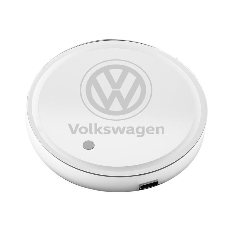 LED Car Water Cup Pad Rechargeable Auto Atmosphere Lamp For Volkswagen VW GTI Polo Golf Passat Tiguan Arteon Touareg CC Taigo zf0