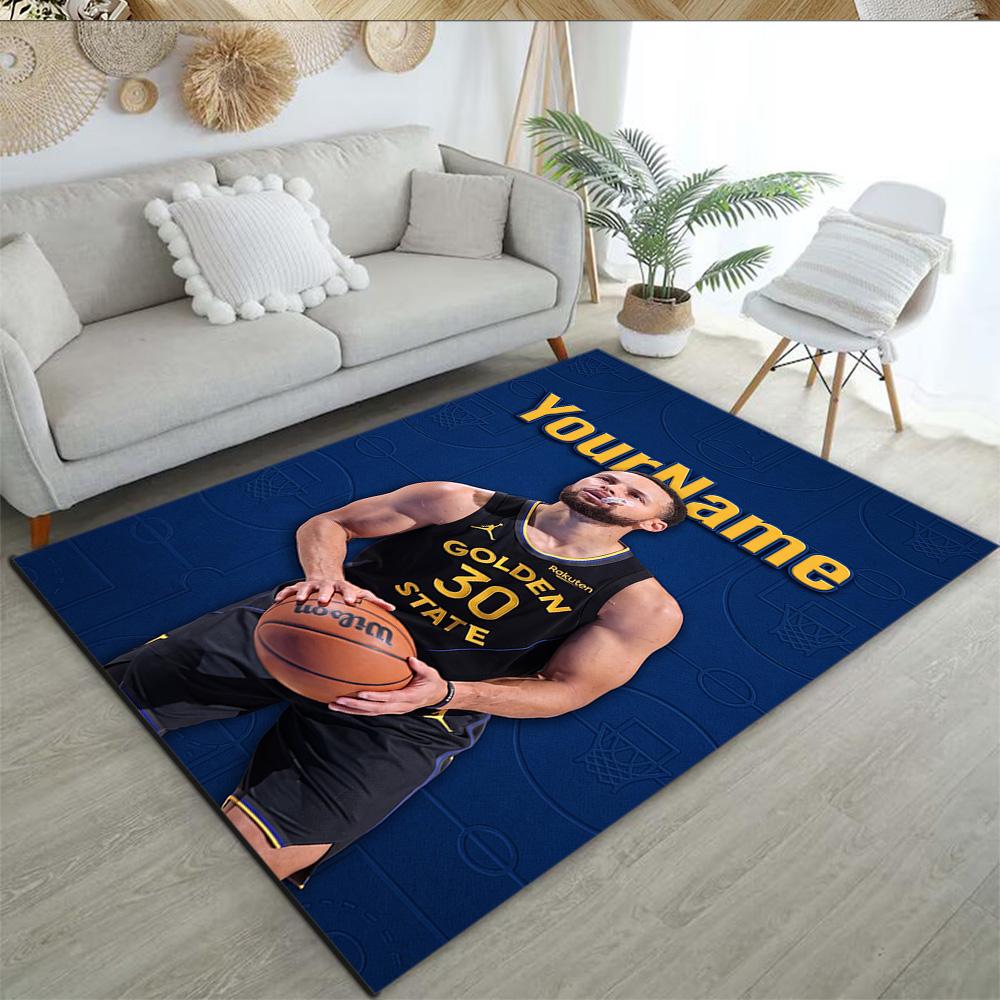 Curry Customize Your Name Floor Rug Office Rug Perfect For Foyer Game Room Decorate Room Living Rooms Antislip Rug Anime Office Decor