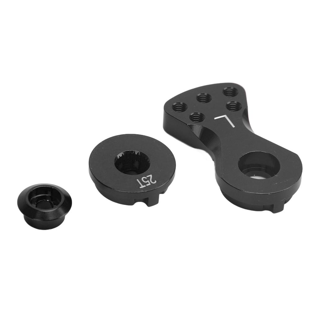 RC 25T Servo Saver Adjustable Force Aluminum Alloy L Servo Arm for 110 Remote Control Vehicle