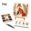 Garden Animal Mosaic Tiles Woodland Art Kit, DIY Tile Craft Beginner Friendly Supplies Crafting Project for Adults, Handmade Home Decor Hands-on Hobby