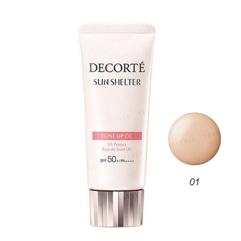 Kose DECORTE Солнцезащитный Tone Up CC SPF 50+ PA++++