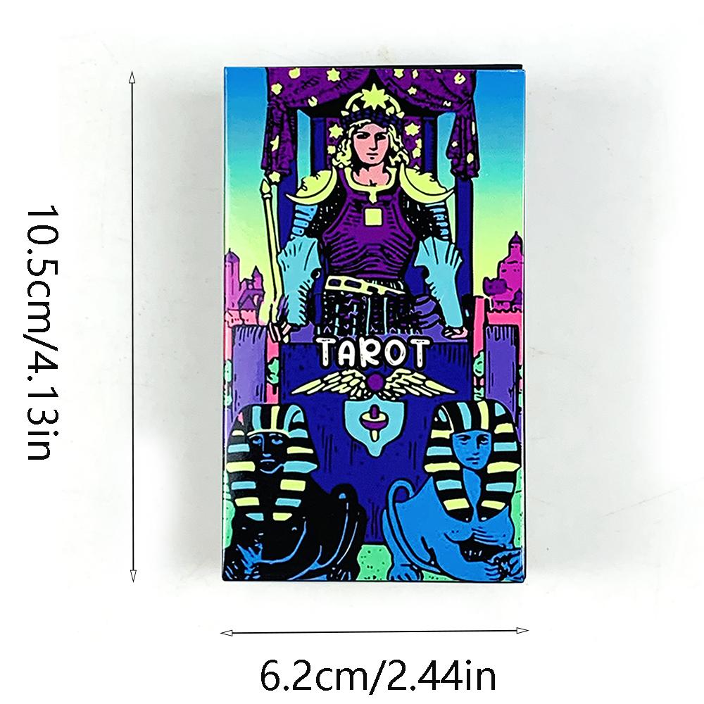 1 Коробка Карт Таро 78 ШТ. Колода Таро Предсказание Будущего Гадательная Доска Игральная Карта Для Вечеринки, Классический Дизайн Для Новичков И Профессионалов