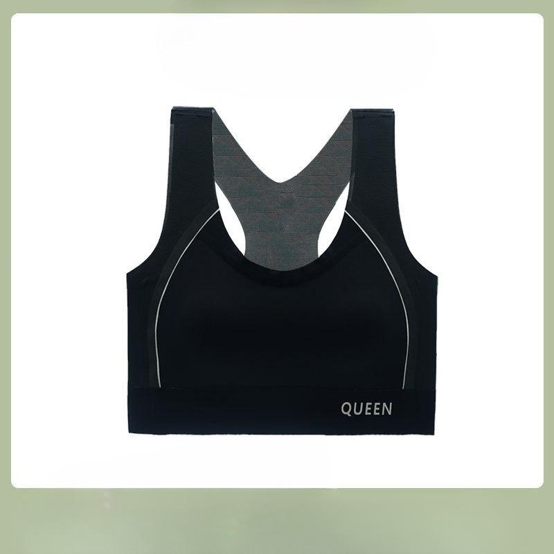 Женское тонкое бесшовное спортивное нижнее белье большого размера с красивой спинкой, защитой от ударов, без косточек, дышащее, с эффектом подтяжки.