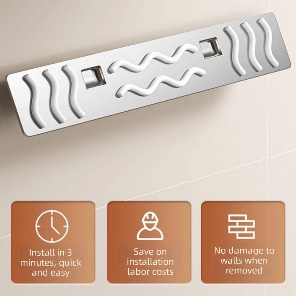 Carbon Steel Hair Dryer Holder Wall Mounted Toilet Paper Holder Bathroom Use