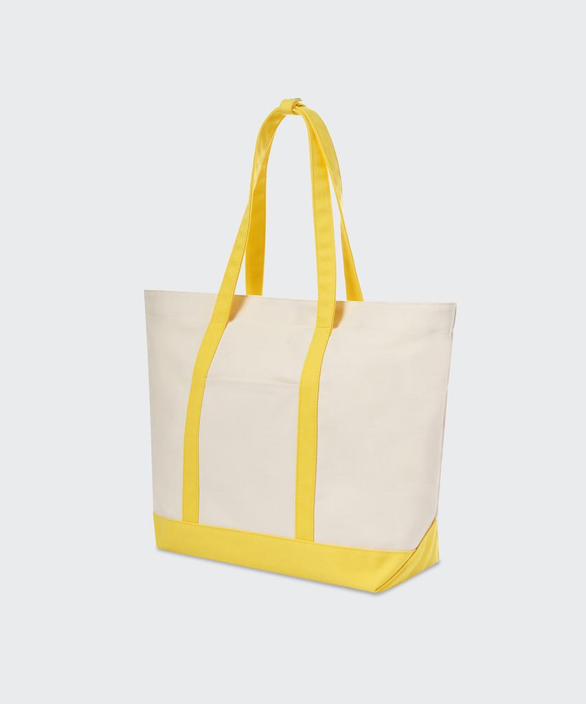 Musinsa Standard Daily Canvas Tote Bag [Ivory/Yellow]