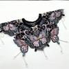 Purple Butterfly Embroidery Hanfu Collar Adult Cloud Shoulder Autumn and Winter New Chinese Style Matching Horse Face Skirt Top