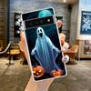 Чехол для телефона Google Pixel 9,8,7,6,5,4,4XL,7A,6A,5A,4A,3A,Pro,XL,5G Прозрачный Мягкий ТПУ Корпус Костюм призрака на Хэллоуин