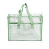 PVC Self-Adhesive File Bag Large Capacity Transparent Waterproof Handheld Folder Portable Expandable File Storage Bag