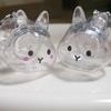 Funny Rabbit Shape Hair Storage Keepsakes Box Keychain Plastic Clear Pet Furs Collector Pendant Decors Pet Lover Gift