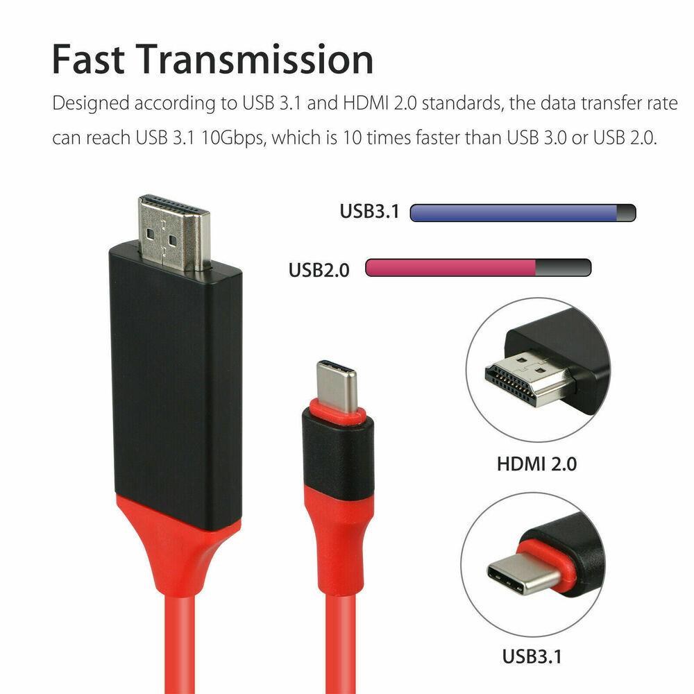 1080P HDMI Кабель Телефон на ТВ HDTV AV Адаптер Универсальный Для Android /iPhone Тип