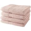 TODAY Set of 4 100% Cotton Bath Towels - 50x100 Cm - Sand Rose