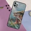 Fish Fishing Phone Case For iPhone 17 16 15 14 11 12 13 Pro Max Plus 12 13 mini 16e 17 Air Bumper Cover