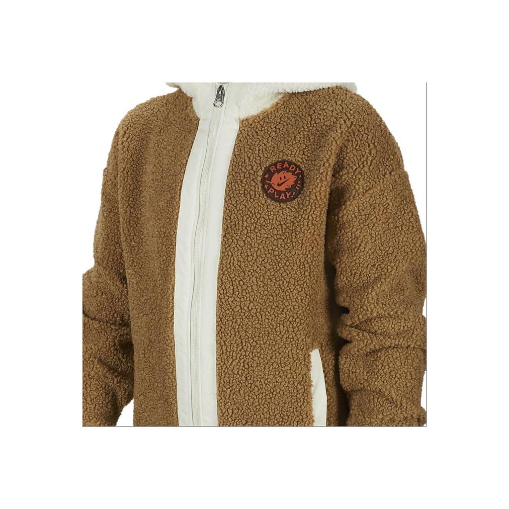 Nike Повседневная куртка с капюшоном и молнией в стиле колор-блок Детские куртки Tender-Gold FV3979-288