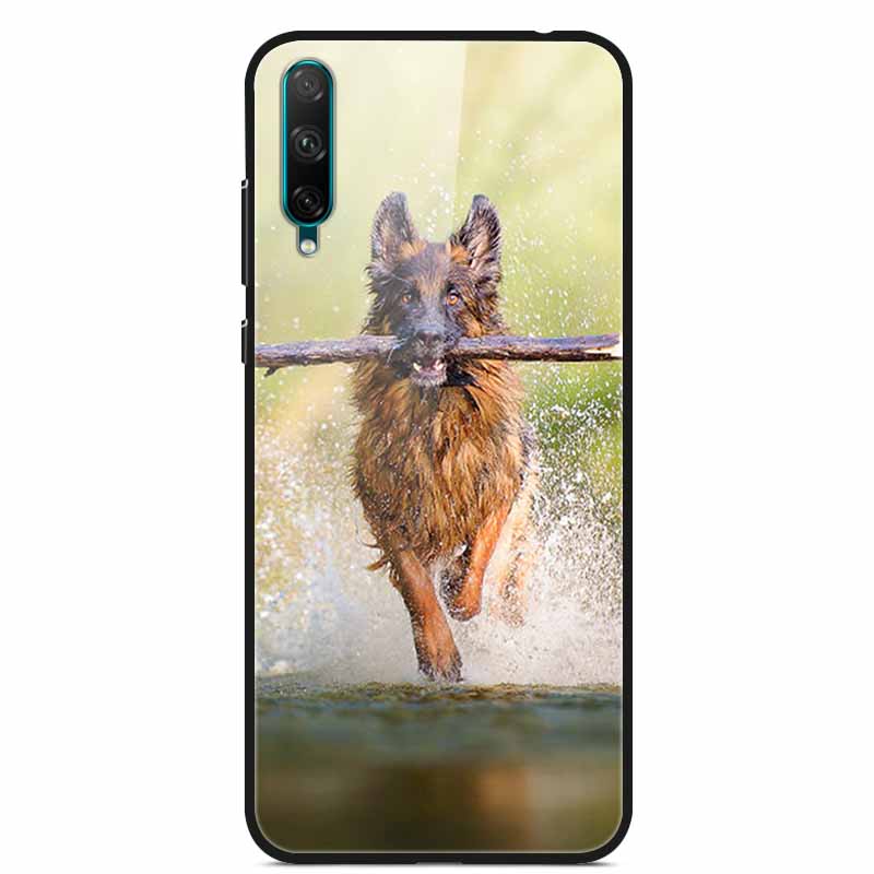 Чехол из закаленного стекла For Honor 30i для Huawei Honor 30 i Мягкий бампер Жесткий Funda Для Honor 30i LRA-LX1 Чехол для телефона Обложка Honor30i