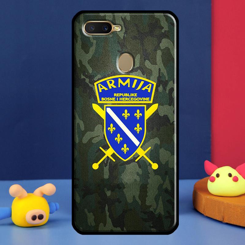 Чехол-флаг Боснии и Герцеговины для Oppo A96 A76 A16 A74 A94 A54 S A57 A77 A58 A78 A98 A5 A9 A91 A15 A17 A52 A72
