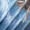 Bedding set 220x200 SATIN COTTON digital print dandelion blue