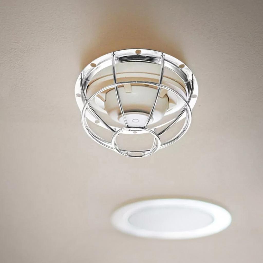 Удобный железный кронштейн-клетка для дымового извещателя с простой установкой