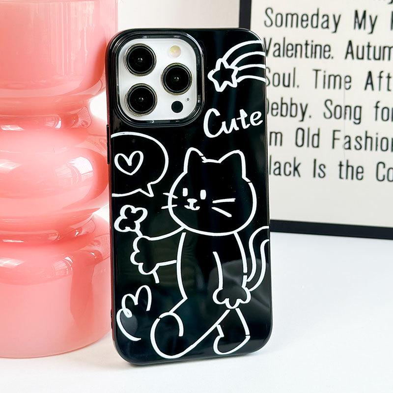 Zhitai Cartoon Silicone iPhone 16 Pro Max Case, Fits Apple 14/13 and 15 Pro, Jelly Style for 7/8/xs