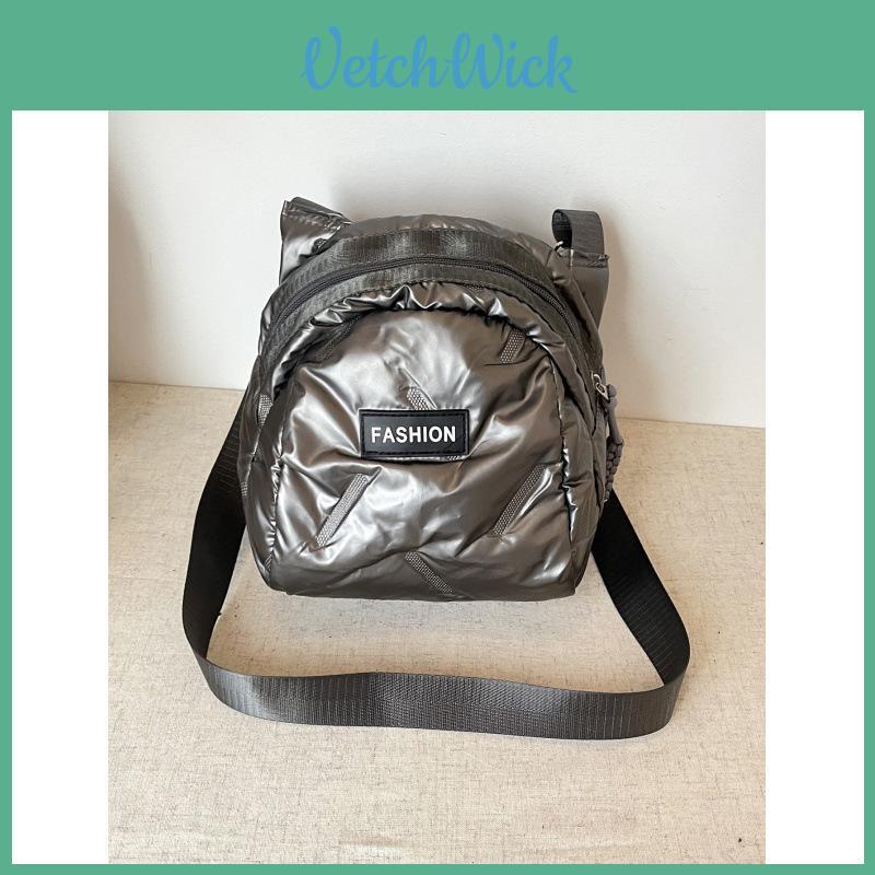 Urban Cotton Crossbody Bag With Zipper For Womens Casual Travel And Shopping