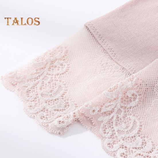 1 комплект женского термобелья, осенне-зимний кружевной V-образный вырез, длинный рукав, рубашка, длинные брюки, теплая основа для холодной погоды, верхние леггинсы