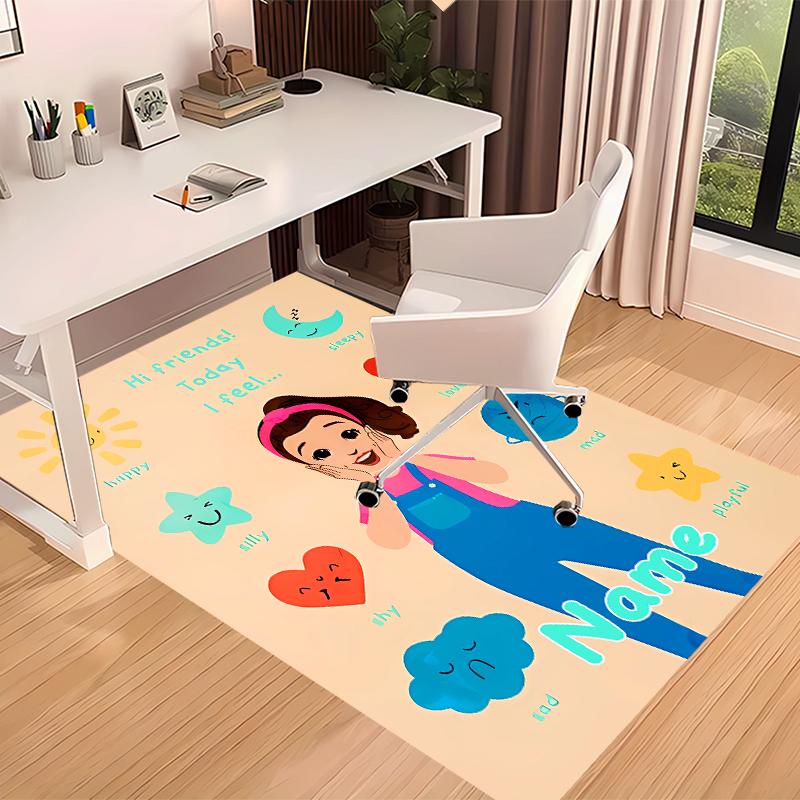 Custom personalization Ms. Rachel Print Area Rug - Soft, Washable Non-Slip Indoor Mat,Living Room,Home&Office Decorative Rug