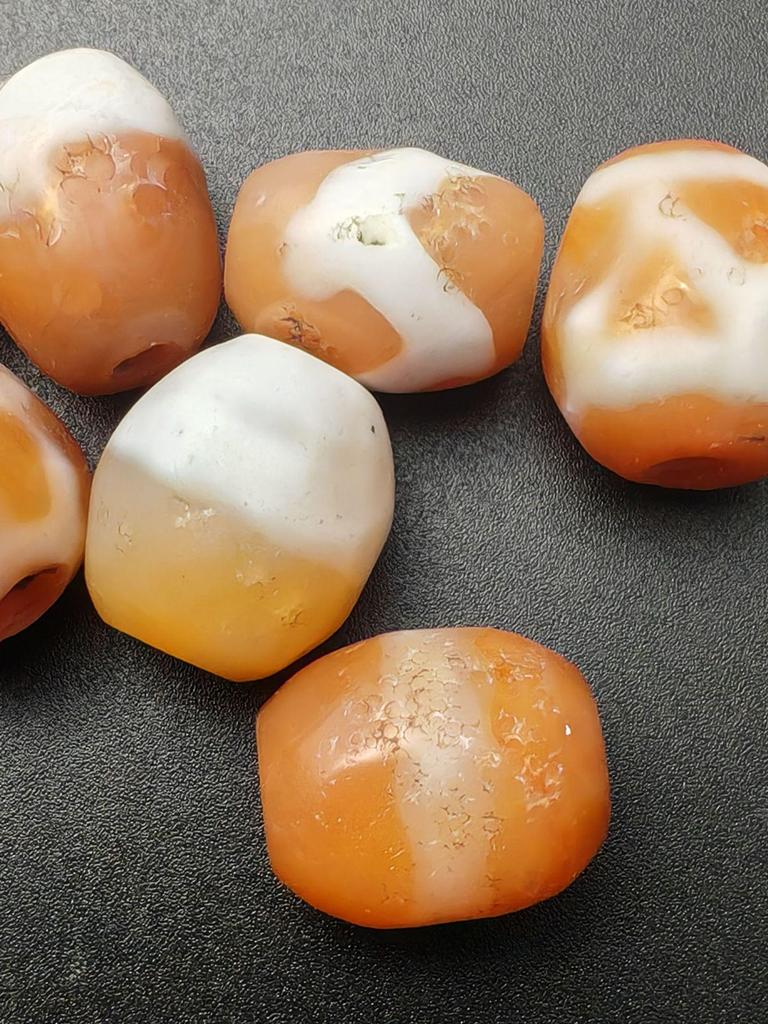 Тибетские натуральные травленые бусины Дзи из агата ручной работы с выветренной патиной, 15 мм для бисероплетения своими руками